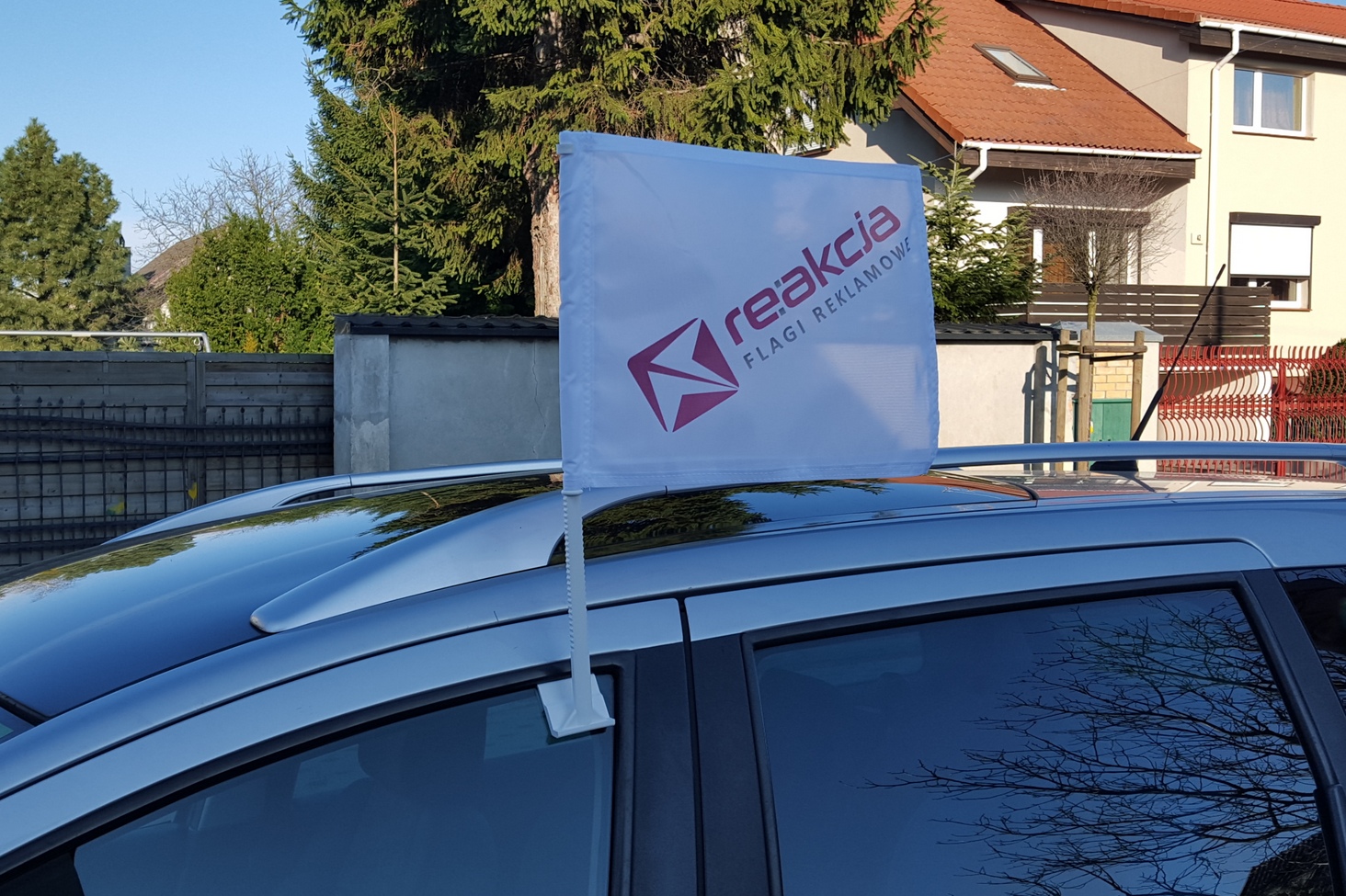 car flagpoles